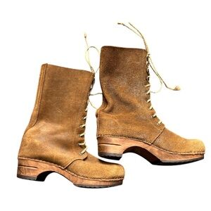 Sanita Clogs Lace Up Boots, size 37